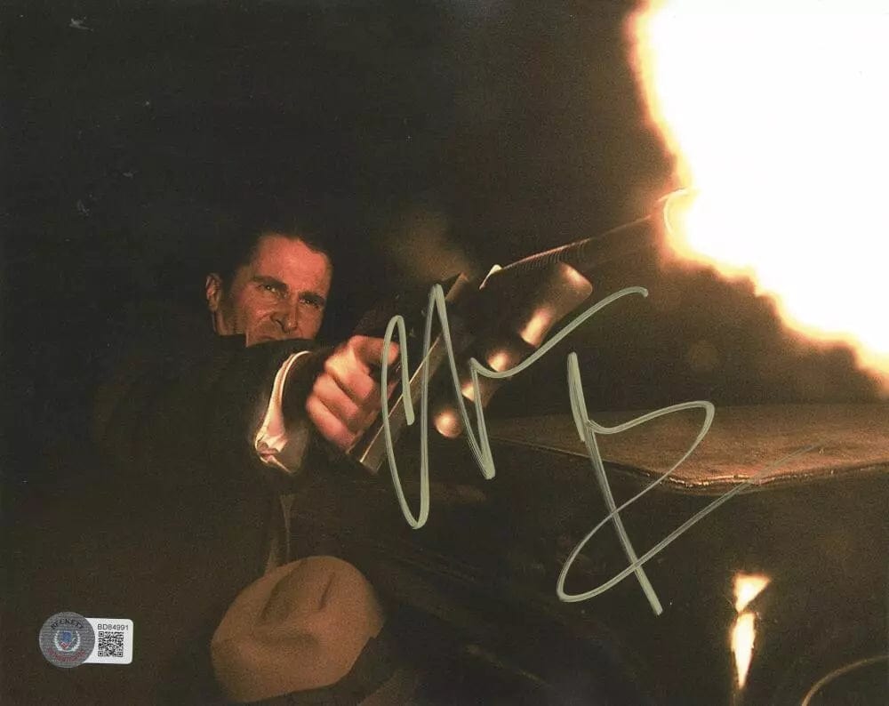 Christian Bale Signed 8x10 Photo from Public Enemies Beckett COA - Item #1
