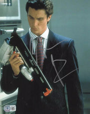 Christian Bale Signed 8x10 Photo from American Psycho Beckett COA - Item #4