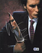 Christian Bale Signed 8x10 Photo from American Psycho Beckett COA - Item #2