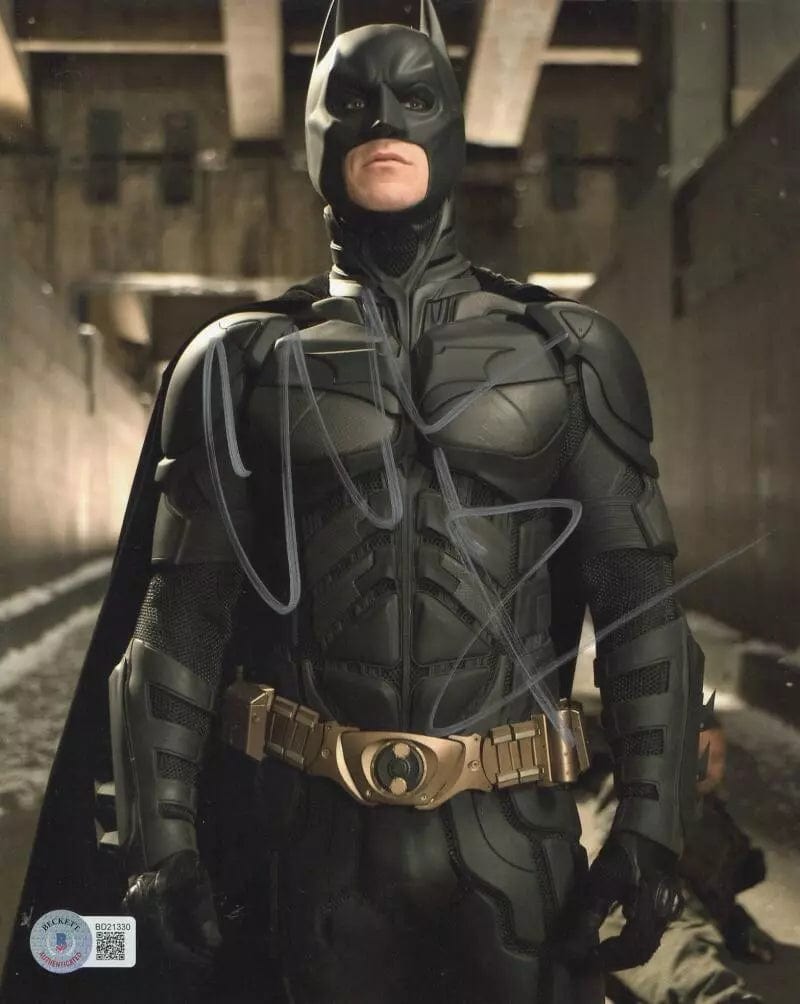 Christian Bale Signed 8x10 Photo from The Dark Knight Beckett COA - Item #8