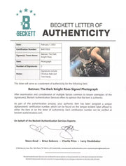 Christian Bale Signed 11x14 Photo from The Dark Knight Rises Beckett COA - Item #6 - Detail View