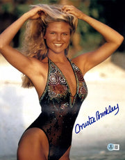 Christie Brinkley Signed 11x14 Photo Beckett COA - Item #1