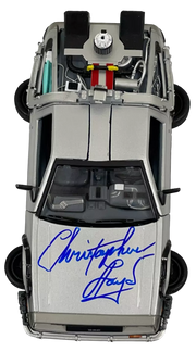  Christopher Lloyd Authentic Autographed Back to the Future Model Car Beckett COA