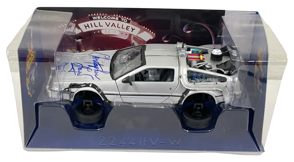  Christopher Lloyd Authentic Autographed Back to the Future Model Car Beckett COA #4 - Prime Time Signatures