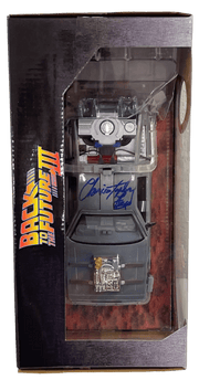 Christopher Lloyd Signed Model Car from Back to the Future Beckett COA - Item #3 - View 5