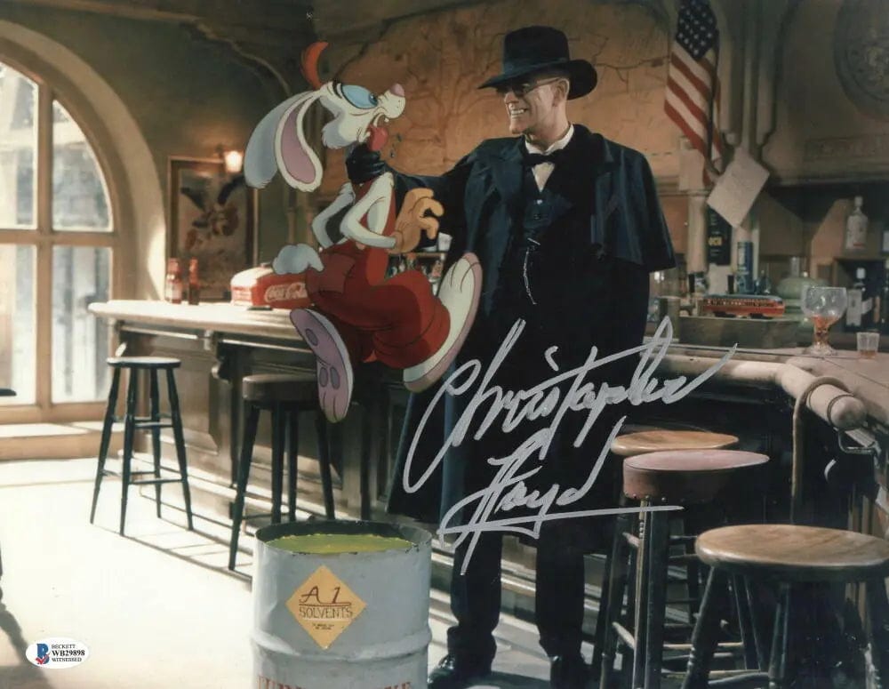 Christopher Lloyd Signed 11x14 Photo from Who Framed Roger Rabbit? Beckett COA - Item #1
