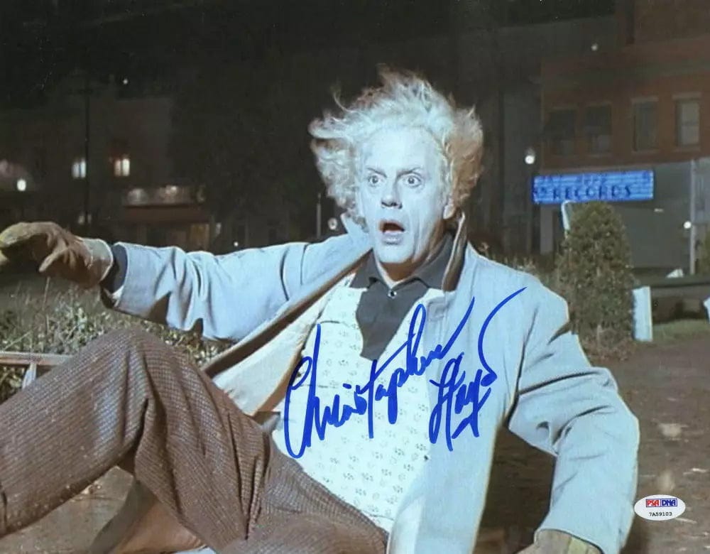 Christopher Lloyd Signed 11x14 Photo from Back to the Future Certified Authentic - Item #1