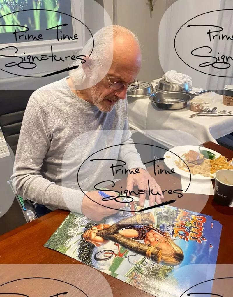 Christopher Lloyd Autographed 12x18 Photo Poster #3