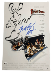 Christopher Lloyd Signed 12x18 Photo from Who Framed Roger Rabbit? Beckett COA