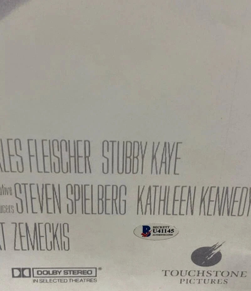 Christopher Lloyd Signed Poster from Who Framed Roger Rabbit? Beckett COA - View 4