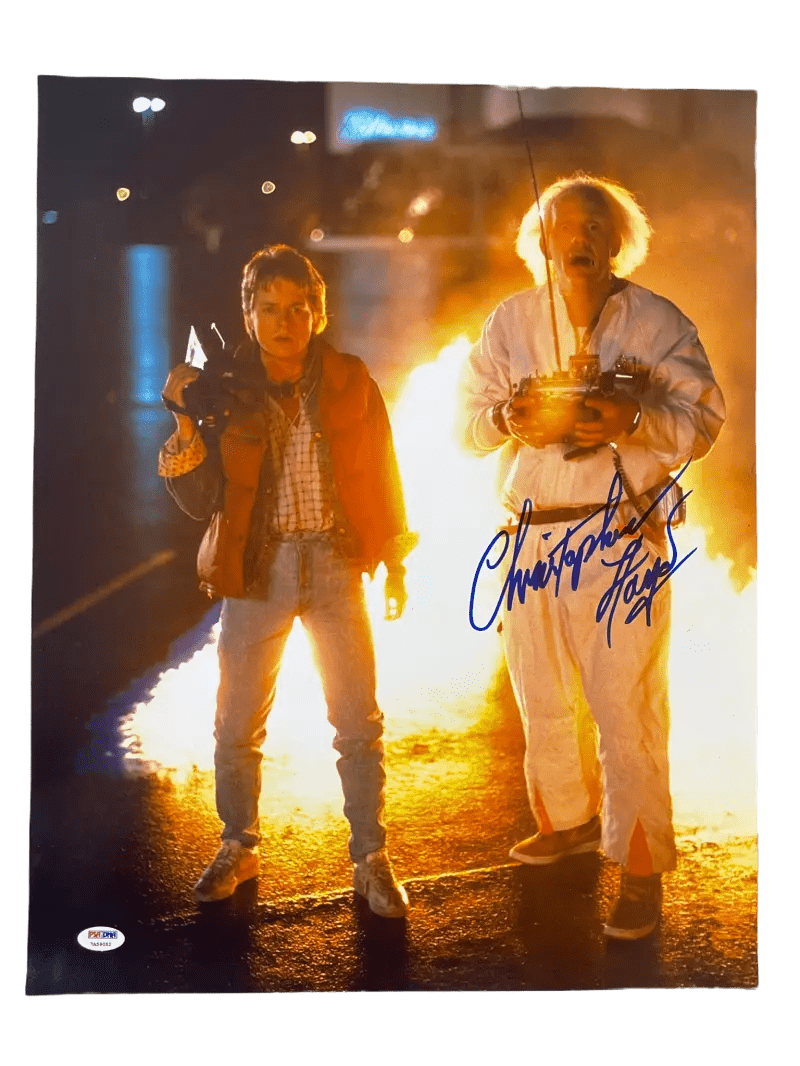 Christopher Lloyd Signed 16x20 Photo from Back to the Future Certified Authentic - Item #2