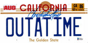 Christopher Lloyd Signed License Plate from Back to the Future Beckett COA - Item #2
