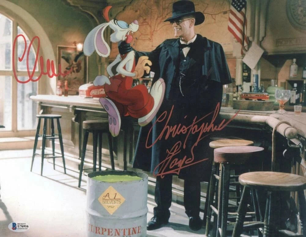 Charles Fleischer Signed 11x14 Photo from Who Framed Roger Rabbit? Beckett COA - Item #2