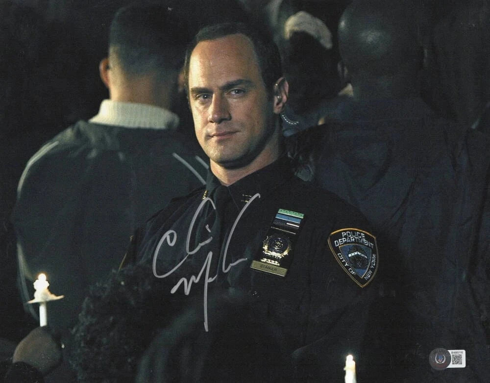 Christopher Meloni Signed 11x14 Photo from Law & Order: SVU Beckett COA - Item #1