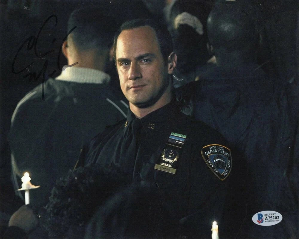 Christopher Meloni Signed 8x10 Photo from Batman v Superman Beckett COA - Item #1