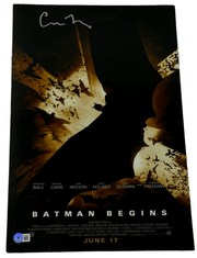 Christopher Nolan Signed 12x18 Photo from Batman Begins Beckett COA