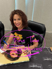 Claudia Wells Signed 8x10 Photo from The Simpsons Beckett COA - Detail View