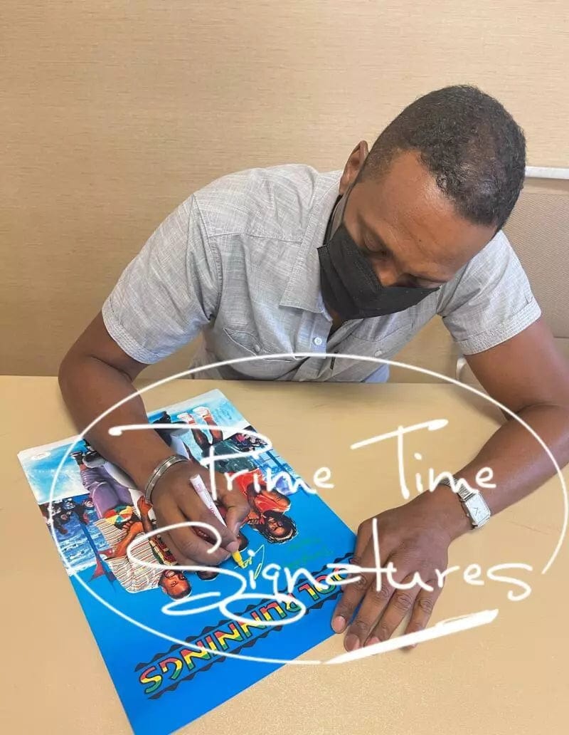 Doug E Doug Signed 12x18 Photo from Cool Runnings Certified Authentic - Alternate Angle