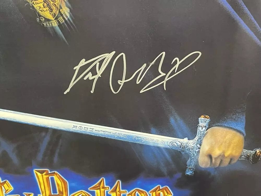 Daniel Radcliffe Signed Poster from Harry Potter Beckett COA - Item #2 - Detail View