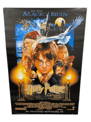 Daniel Radcliffe Authentic Autographed Harry Potter and the Sorcerer's Stone Full Size Poster