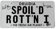 Daphne Zuniga Authentic Autographed Spoil'd Rott'n I License Plate