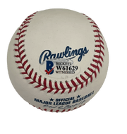 David Hasselhoff Signed MLB Baseball Beckett COA - Detail View