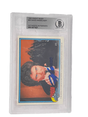 David Hasselhoff Signed Trading Card from Knight Rider Beckett COA - Item #12