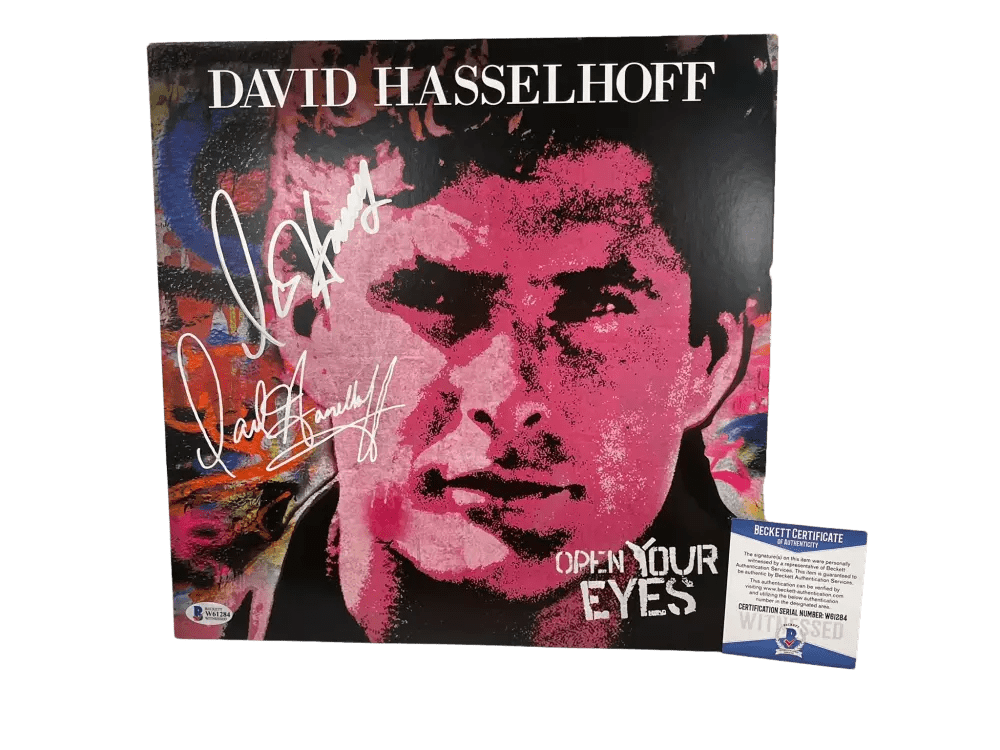 David Hasselhoff Authentic Autographed Vinyl Record