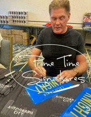 David Hasselhoff Signed License Plate from Knight Rider Beckett COA - Item #2 - Alternate Angle