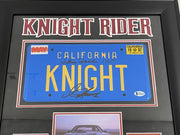 David Hasselhoff Signed License Plate from Knight Rider Beckett COA - Item #2 - Detail View