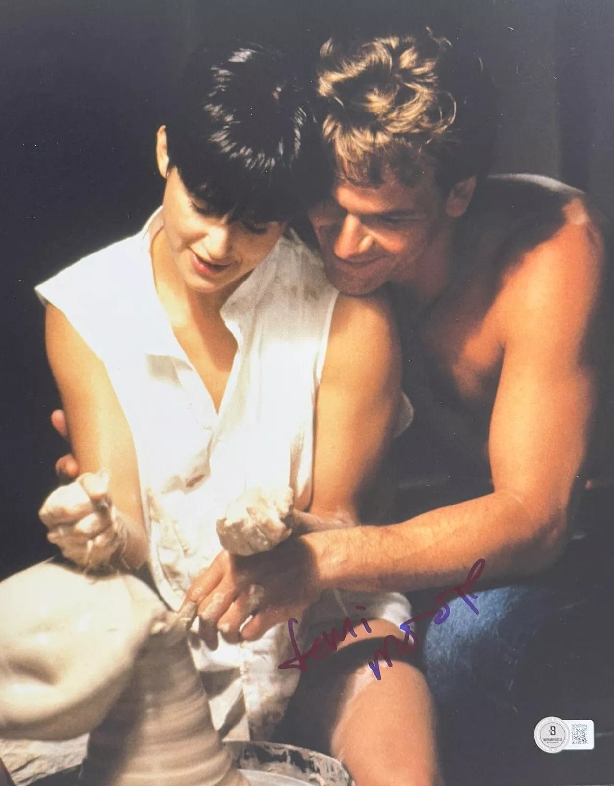 Demi Moore Signed 11x14 Photo from Ghost Beckett COA