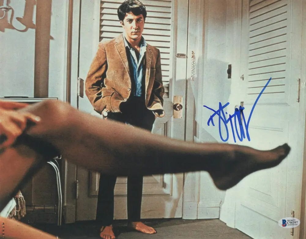 Dustin Hoffman Signed 11x14 Photo from The Graduate Beckett COA - Item #1