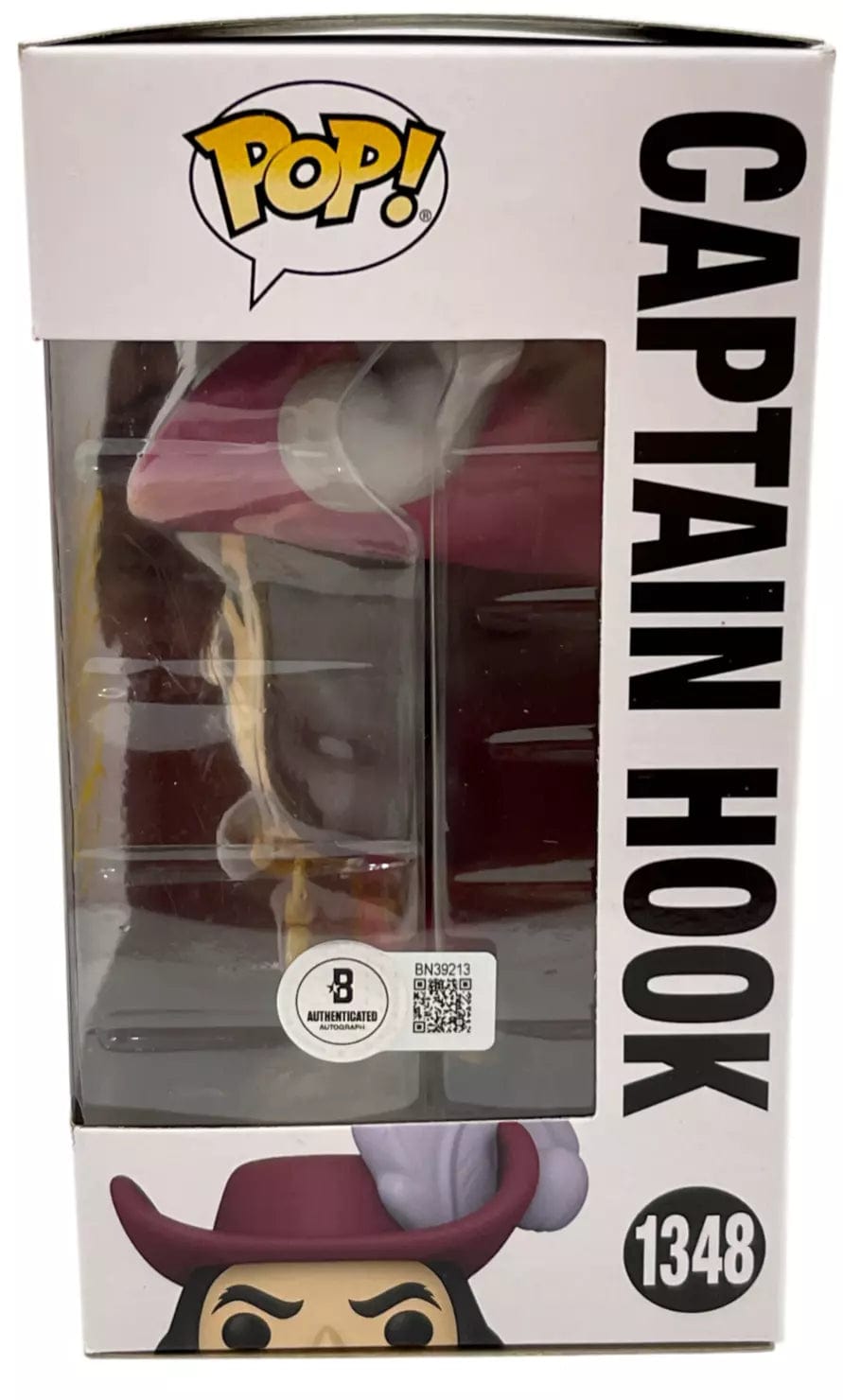 Dustin Hoffman Signed Funko from Peter Pan Beckett COA - Detail View