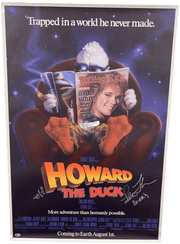 Ed Gale & Lea Thompson Authentic Autographed Full Size Poster