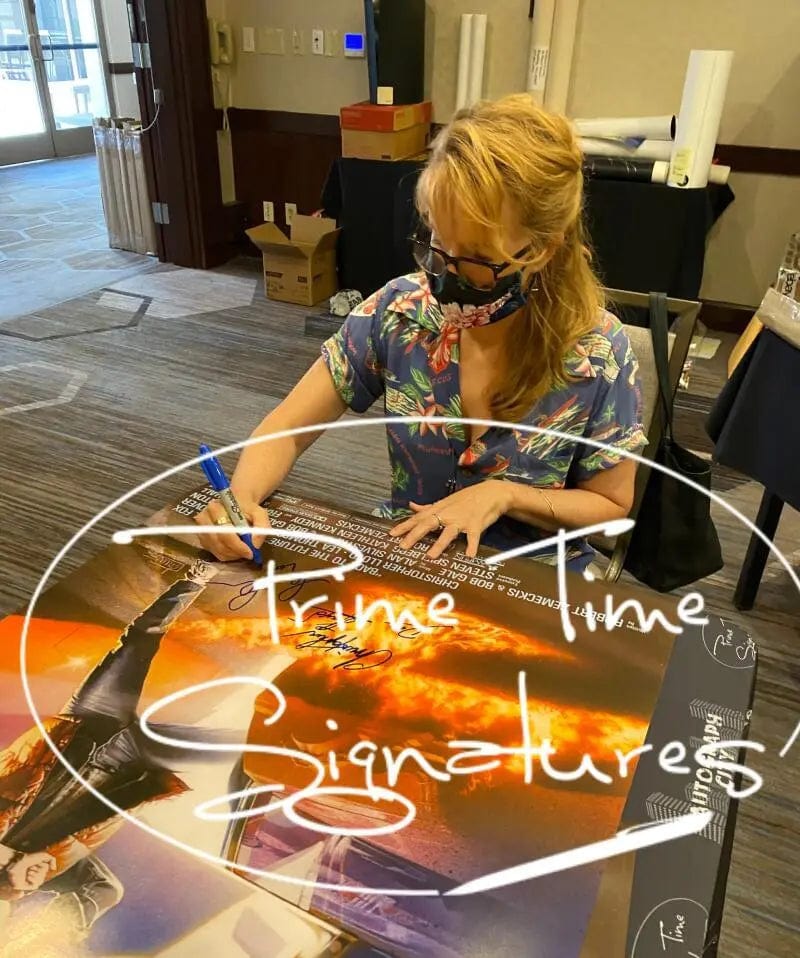 Ed Gale Signed Poster from Howard the Duck Beckett COA - Detail View