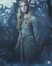 Elle Fanning Signed 11x14 Photo from Maleficent Beckett COA - Item #7