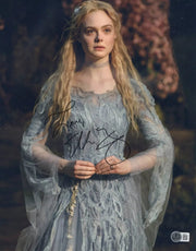 Elle Fanning Signed 11x14 Photo from Maleficent Beckett COA - Item #5