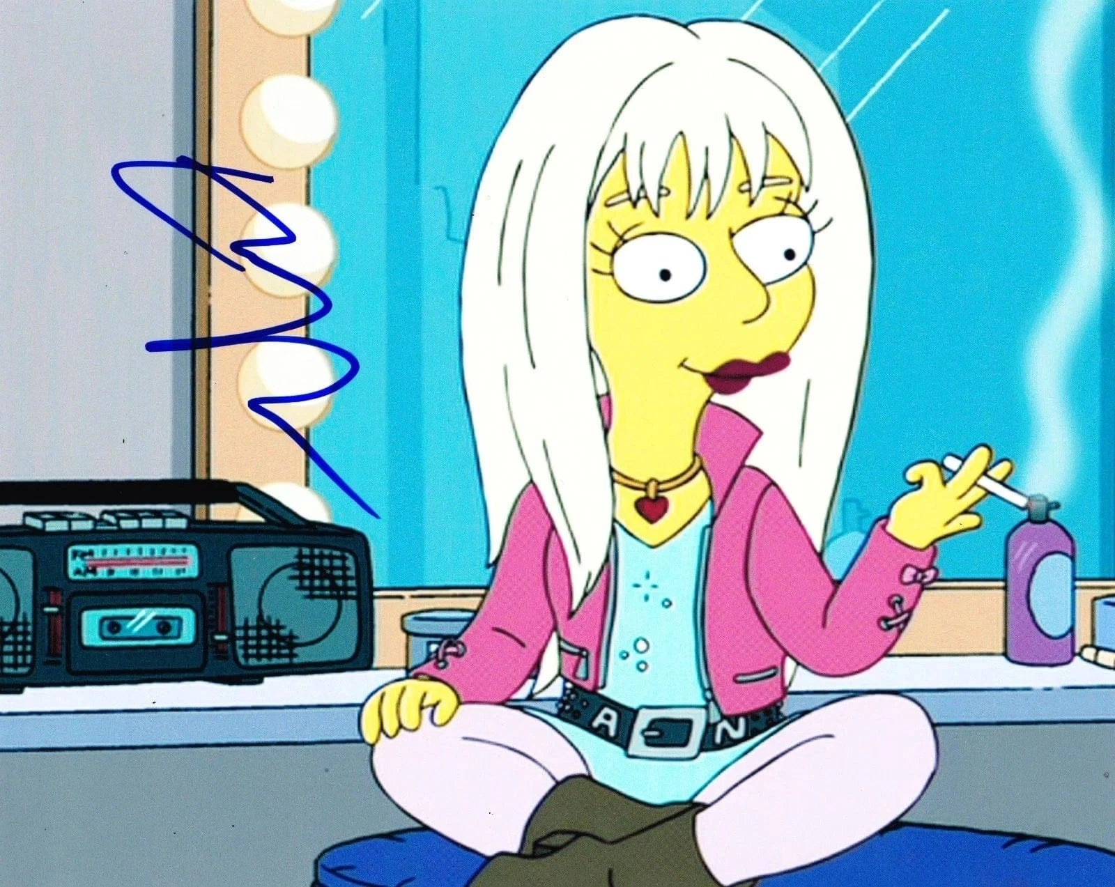 Ellen Page Signed 8x10 Photo from The Simpsons Certified Authentic - Item #2