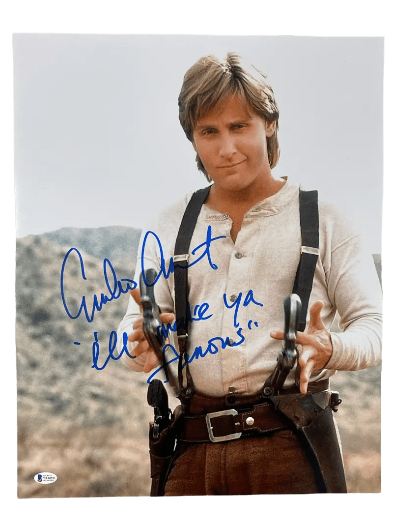 Emilio Estevez Signed 16x20 Photo from Young Guns Beckett COA - Item #1