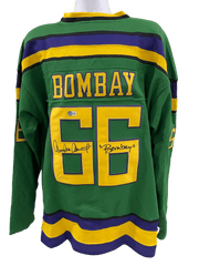 Emilio Estevez Signed Jersey from The Mighty Ducks Beckett COA - Item #4