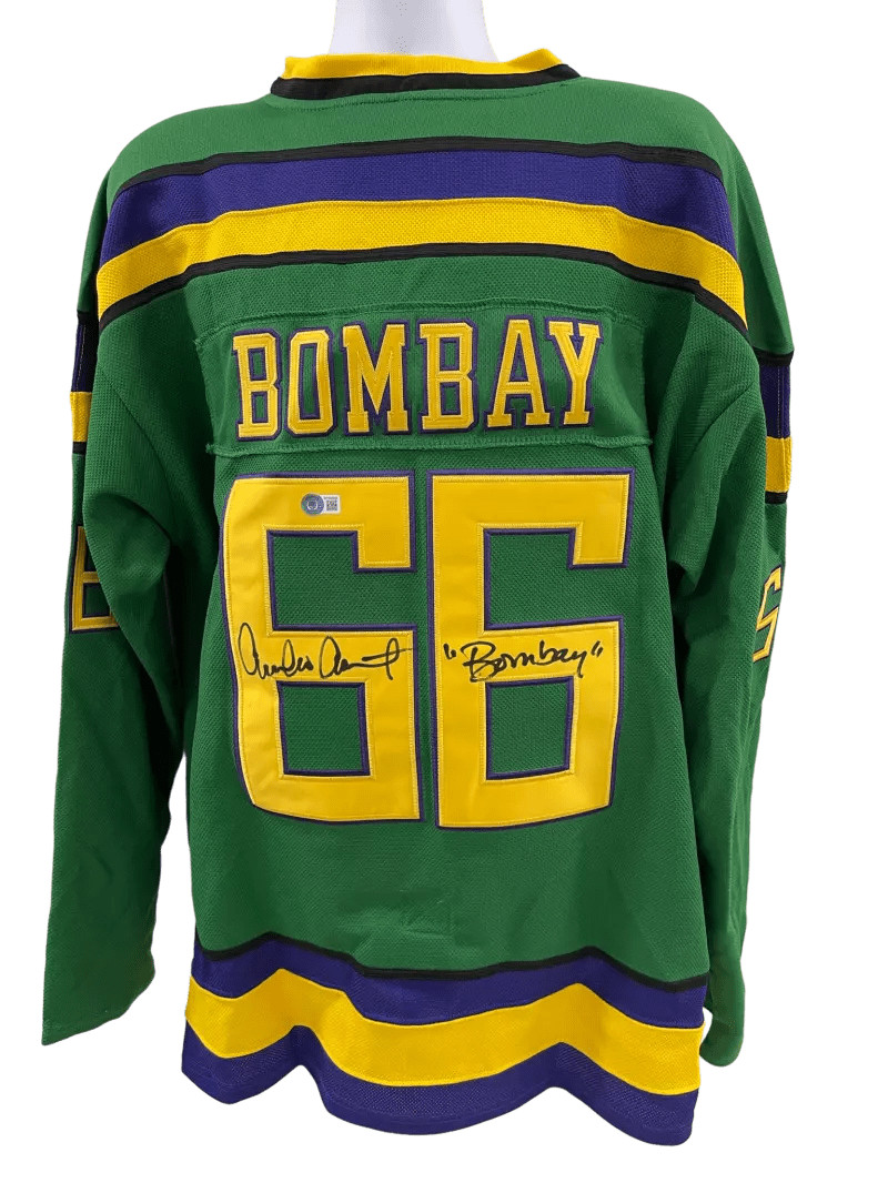 Emilio Estevez Signed Jersey from The Mighty Ducks Beckett COA - Item #4