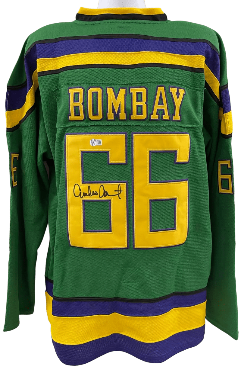 Emilio Estevez Signed Jersey from The Mighty Ducks Beckett COA - Item #2