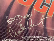 Emilio Estevez Signed Poster from The Mighty Ducks Beckett COA - Item #7 - Alternate Angle