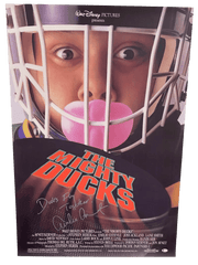 Emilio Estevez Signed Poster from The Mighty Ducks Beckett COA - Item #4