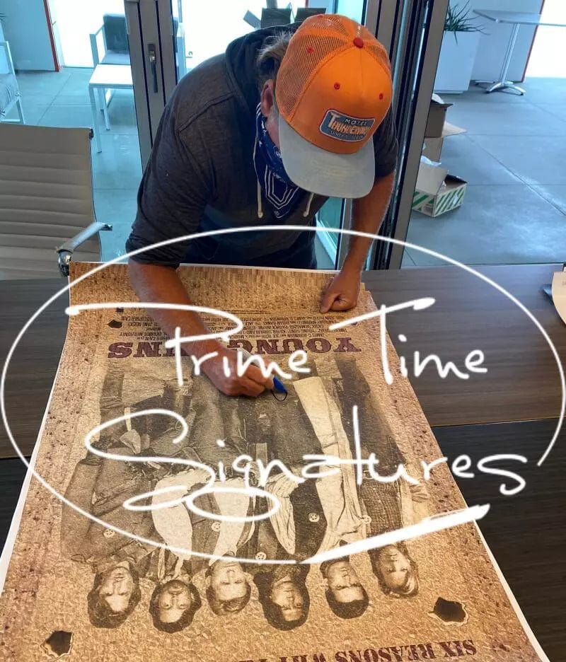 Emilio Estevez Signed Poster from Young Guns Beckett COA - Item #2 - Alternate Angle