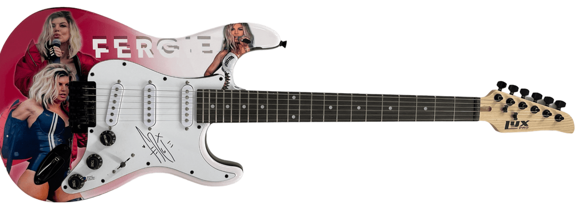 Fergie of Black Eyed Peas Signed Guitar | PTS