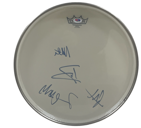 Foo Fighters Band Authentic Autographed Drum Head