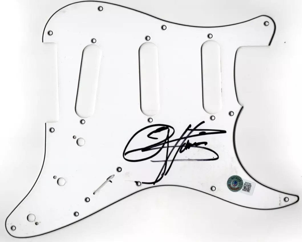 Gene Simmons of KISS Authentic Autographed Stratocaster Pickguard