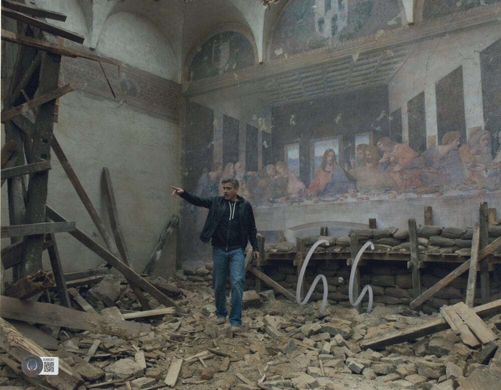 George Clooney Signed 11x14 Photo from The Monuments Men Beckett COA - Item #1