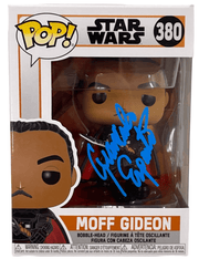 Giancarlo Esposito Authentic Autographed Moff Gideon Star Wars 380 Funko Pop Figure